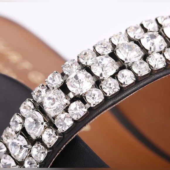 Kurt Geiger London Princely Crystal Embellished Mule - Picture 3 of 12